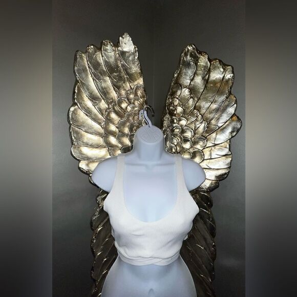 ONA by Yoon Chung the Back Rib Tank in White - Picture 9 of 13